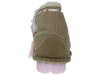 Crocs fille crocs, bottines fille beige et rose marron1370801_3 sur voshoes.com