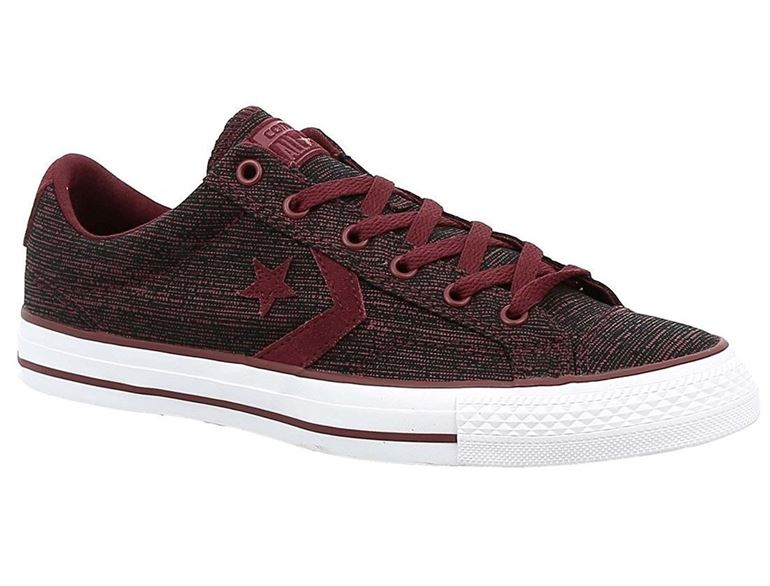 Baskets mode homme Converse star player ox bordeaux VoShoes