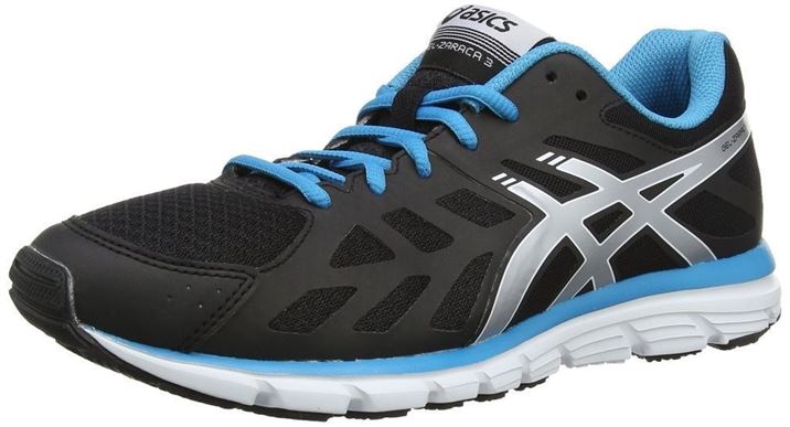 Asics homme gel zaraca 3 noir1383103_2 sur voshoes.com