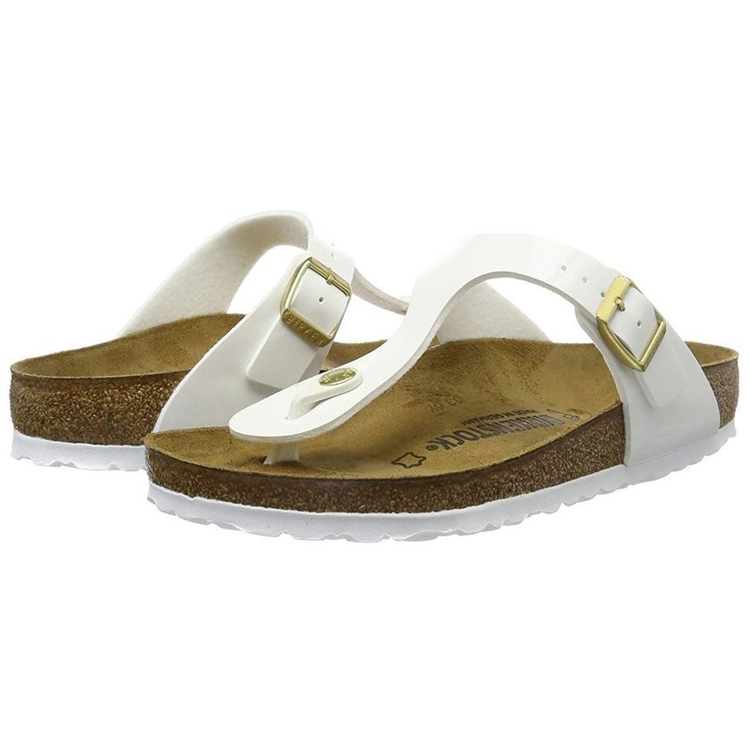 Birkenstock femme gizeh blanc1385701_3 sur voshoes.com