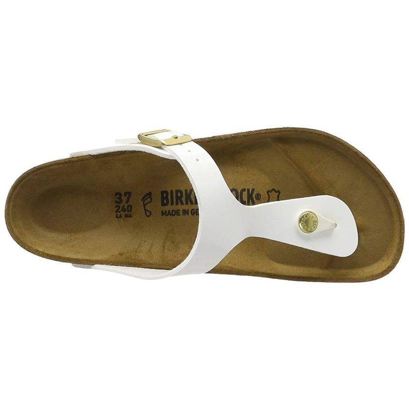 Birkenstock femme gizeh blanc1385701_6 sur voshoes.com