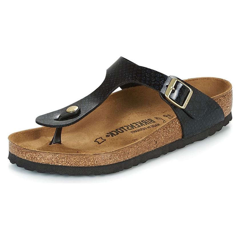 Birkenstock femme gizeh noir1385703_2 sur voshoes.com