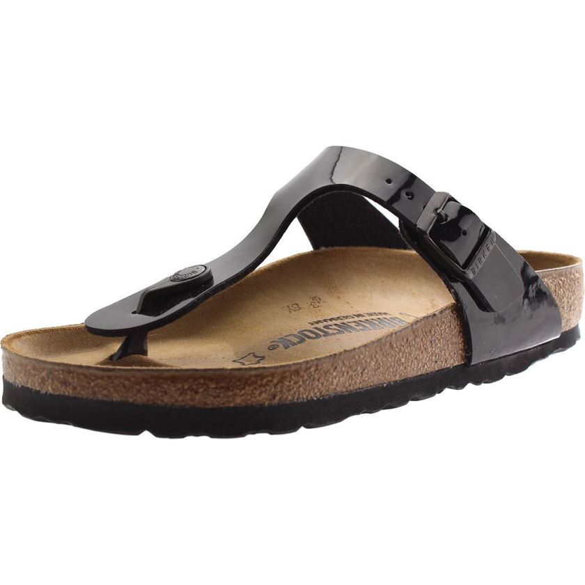 Birkenstock femme gizeh noir1385704_2 sur voshoes.com