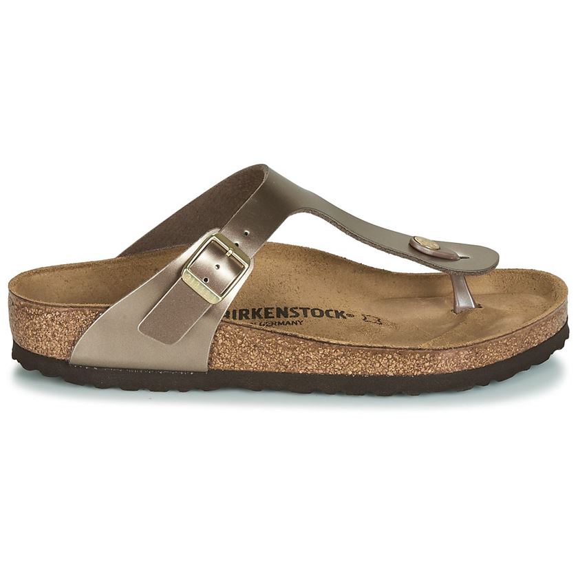 femme Birkenstock femme gizeh taupe