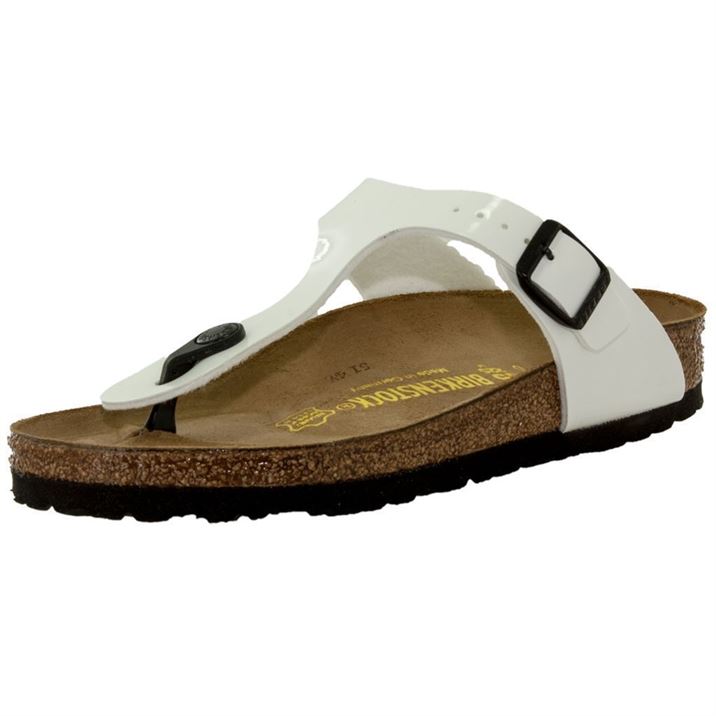 Birkenstock femme gizeh blanc1385708_2 sur voshoes.com