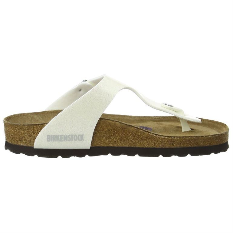 femme Birkenstock femme gizeh blanc