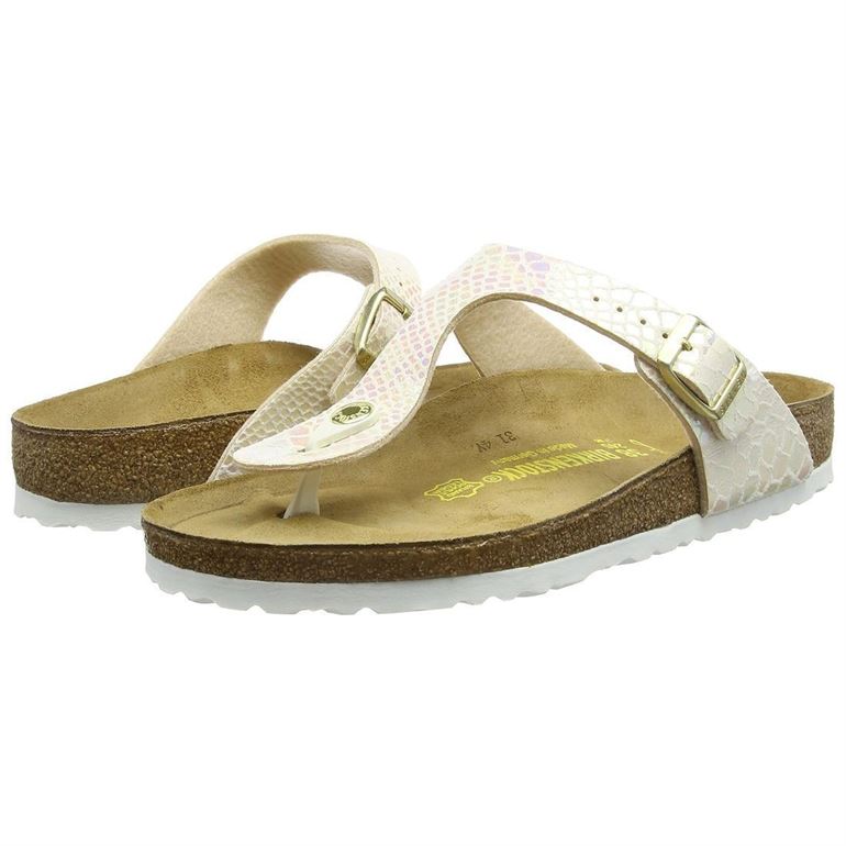 Birkenstock femme gizeh beige1385711_3 sur voshoes.com