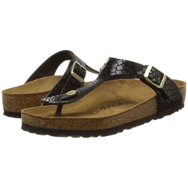 Birkenstock femme gizeh noir1385716_4 sur voshoes.com