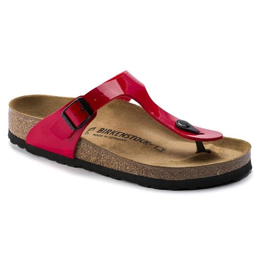 Birkenstock femme gizeh rouge1385717_2 sur voshoes.com