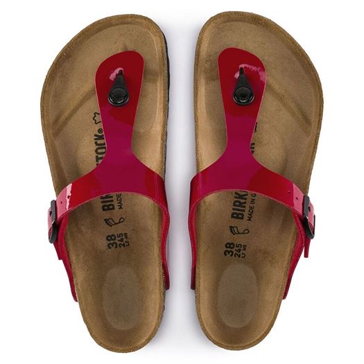 Birkenstock femme gizeh rouge1385717_3 sur voshoes.com