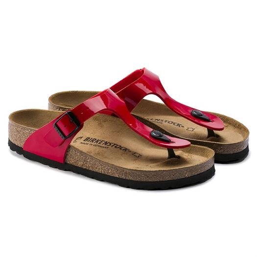 Birkenstock femme gizeh rouge1385717_4 sur voshoes.com