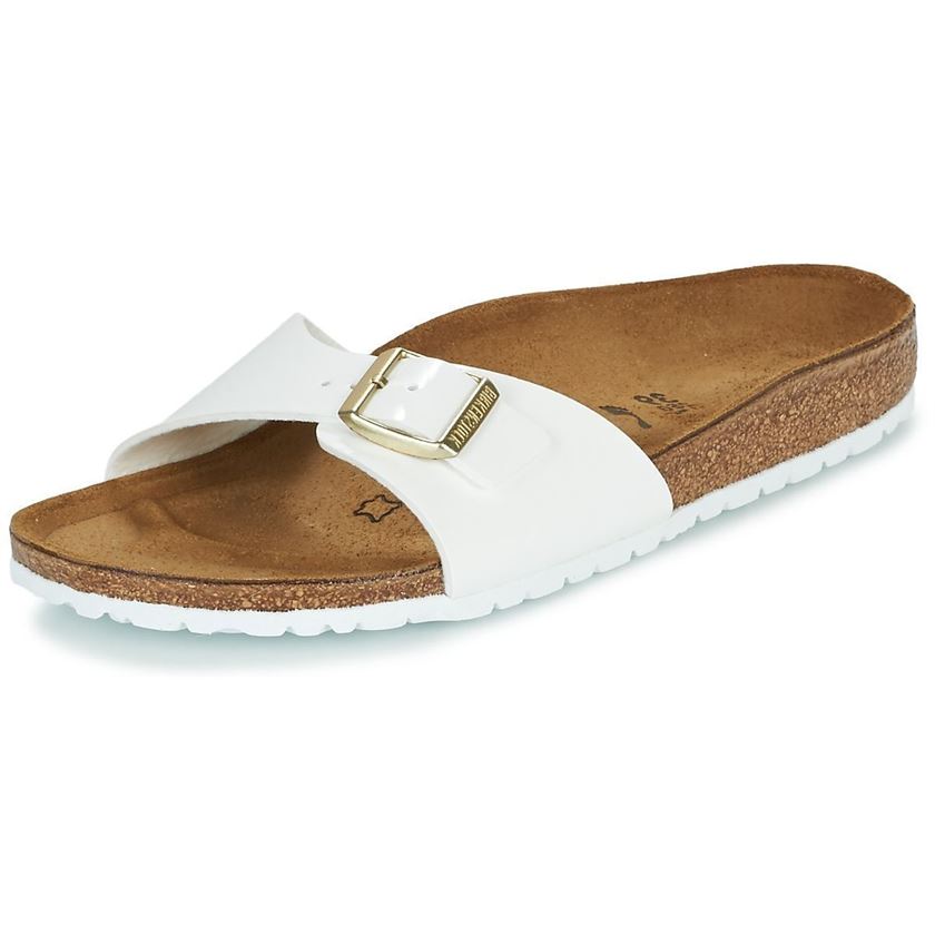 Birkenstock femme madrid blanc1385801_2 sur voshoes.com