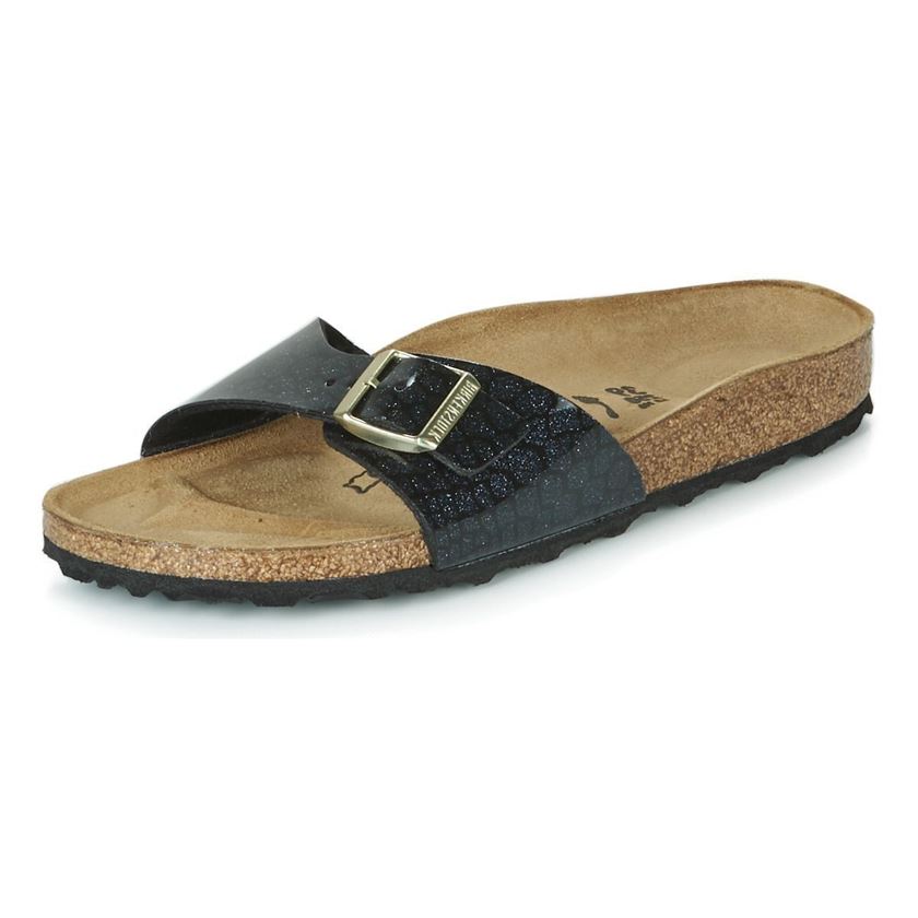 Birkenstock femme madrid noir1385805_2 sur voshoes.com