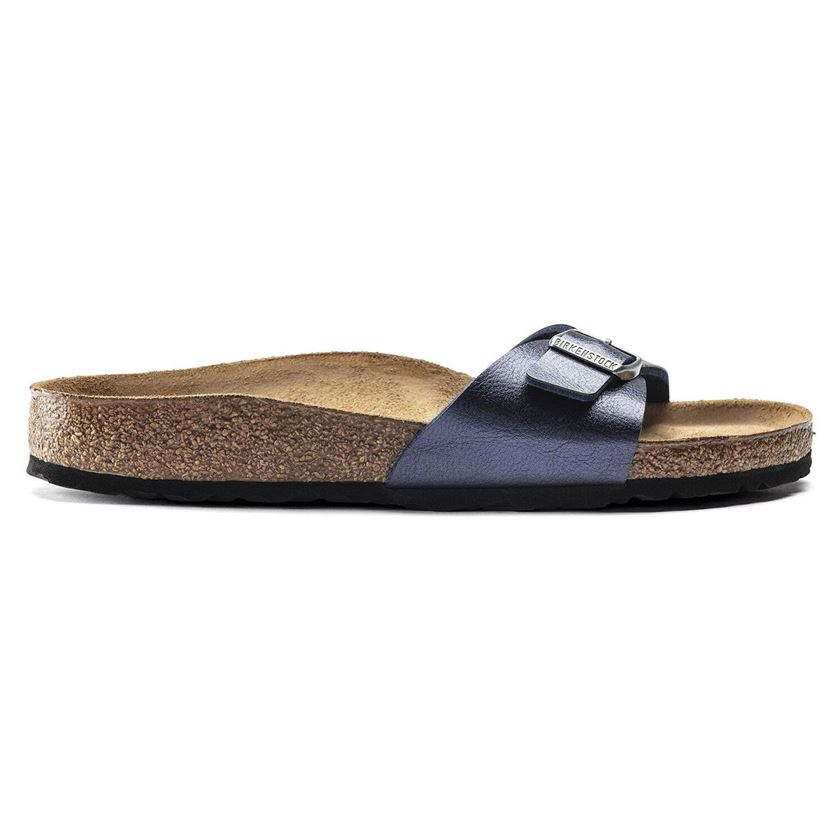 femme Birkenstock femme madrid bleu