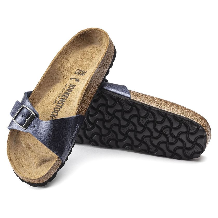 Birkenstock femme madrid bleu1385808_4 sur voshoes.com