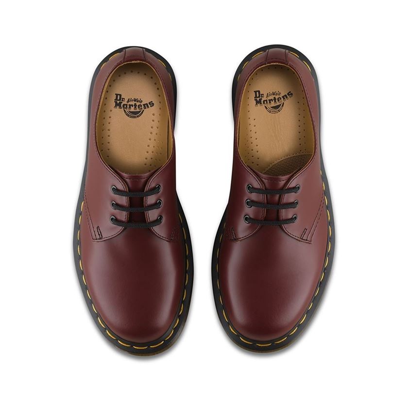 Dr martens femme 1461 rouge1386102_6 sur voshoes.com