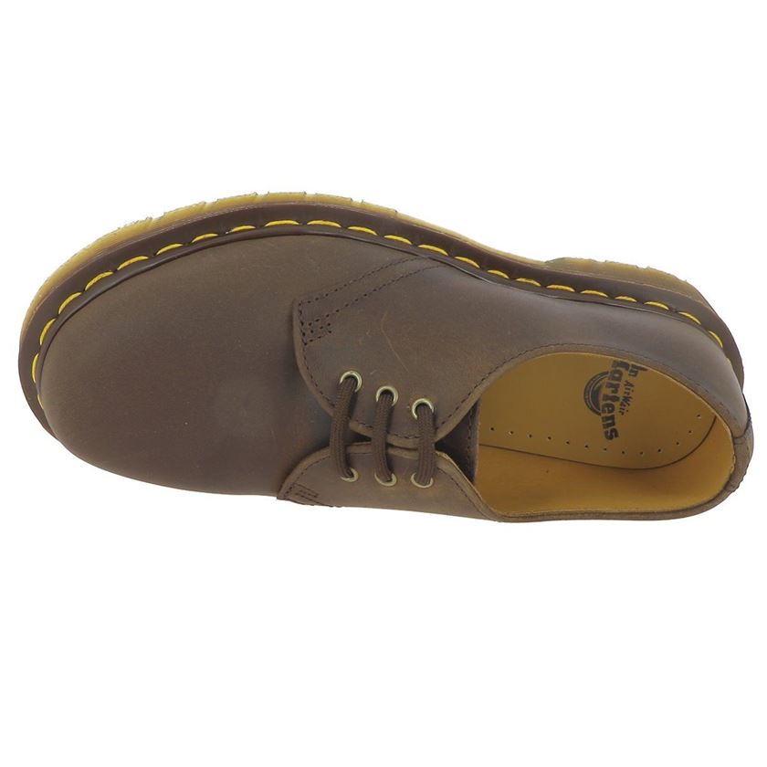 Dr martens femme 1461 marron1386103_5 sur voshoes.com