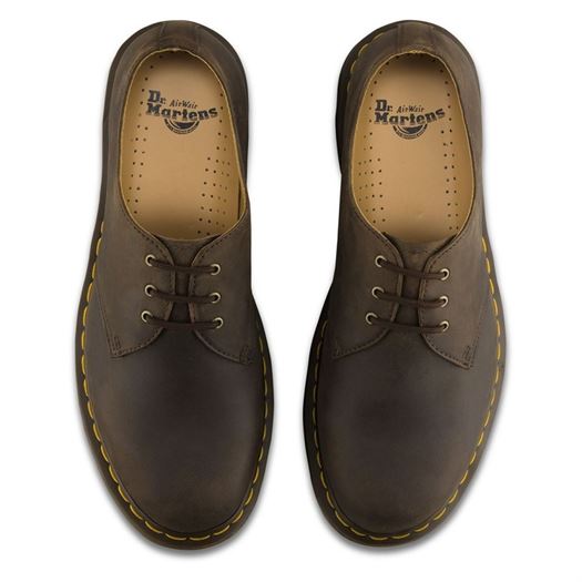 Dr martens femme 1461 marron1386111_3 sur voshoes.com