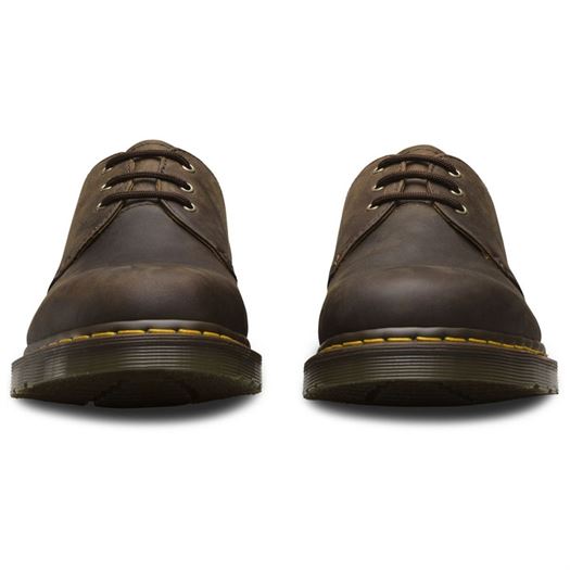 Dr martens femme 1461 marron1386111_4 sur voshoes.com