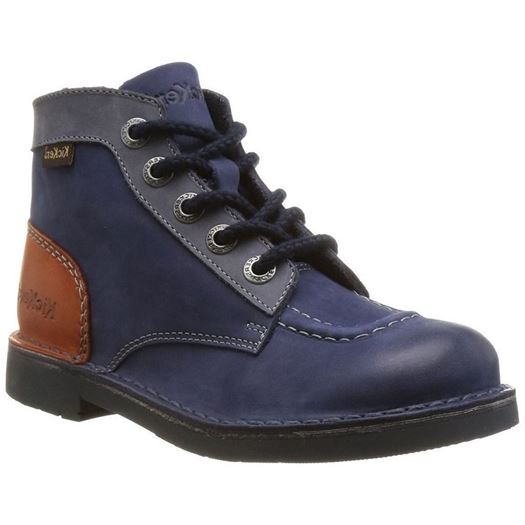 Kickers fille kick col bleu1390301_2 sur voshoes.com