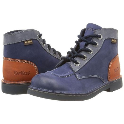 Kickers fille kick col bleu1390301_3 sur voshoes.com