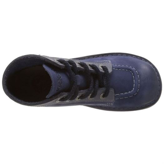 Kickers fille kick col bleu1390301_4 sur voshoes.com