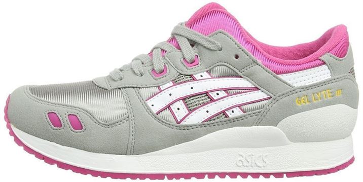 Asics femme gel lyte 3 gs gris1408401_5 sur voshoes.com