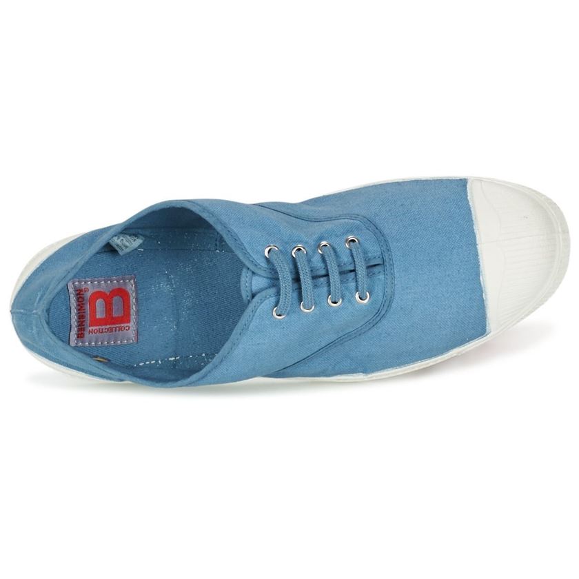 Bensimon homme tennis lacet bleu1425701_6 sur voshoes.com