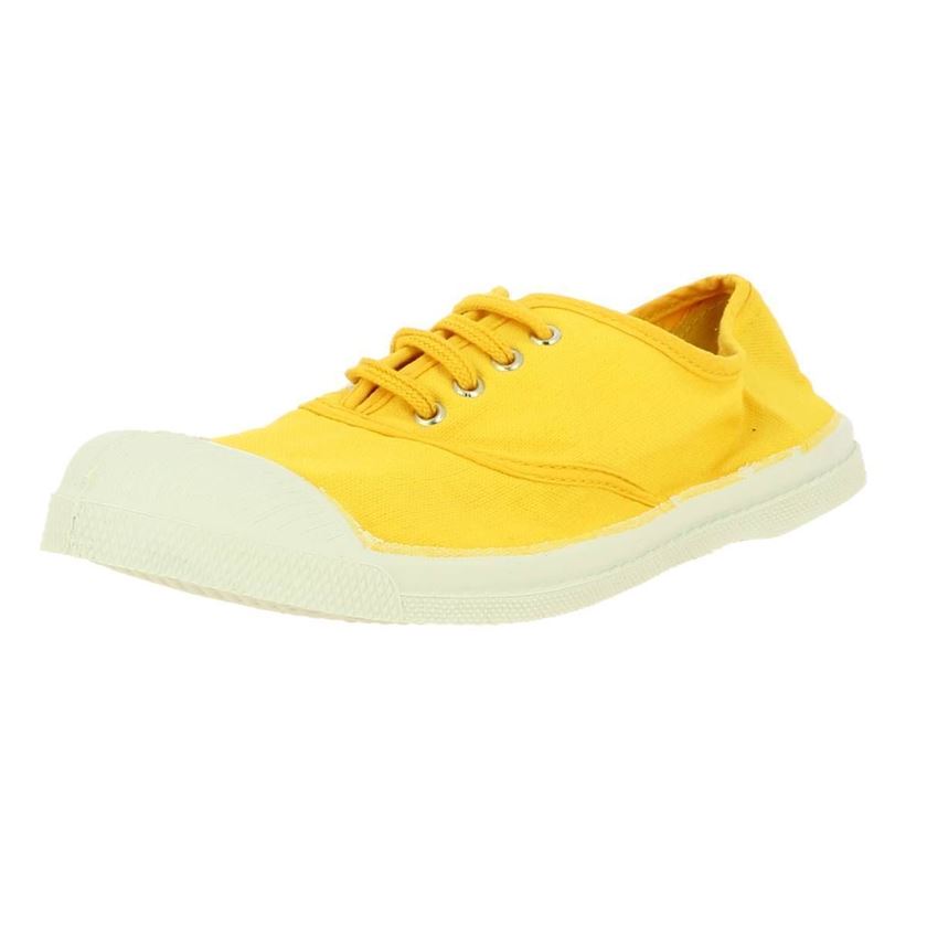 Bensimon femme tennis jaune1425802_2 sur voshoes.com