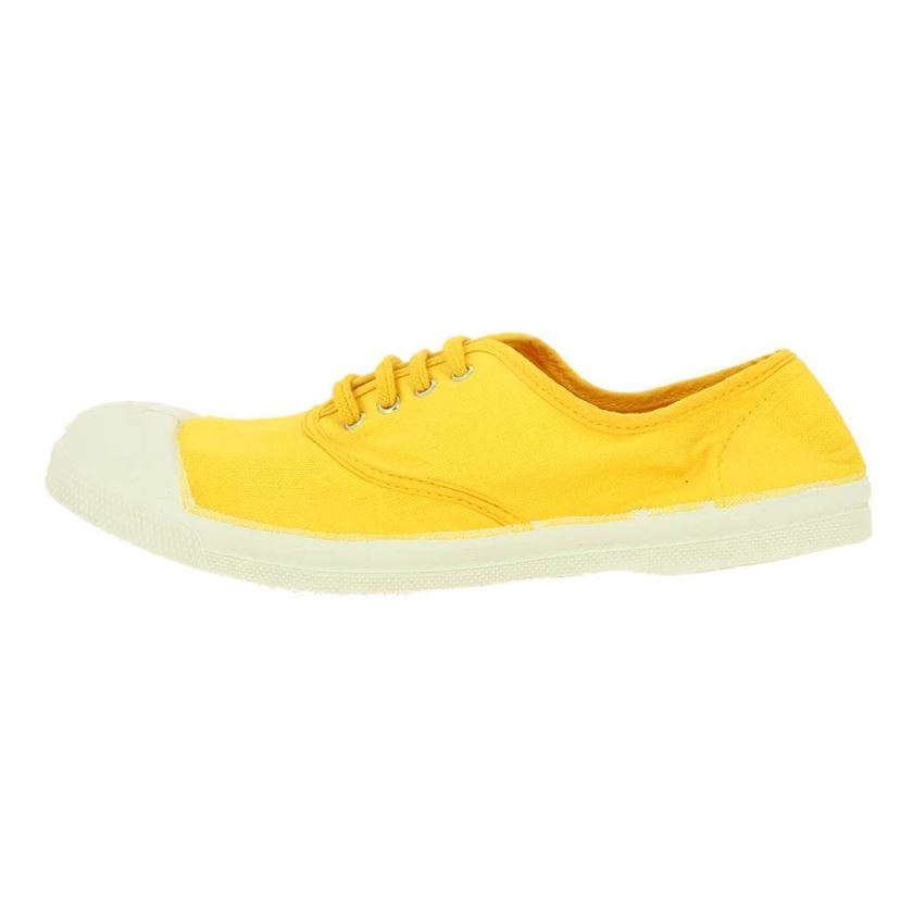 Bensimon femme tennis jaune1425802_3 sur voshoes.com