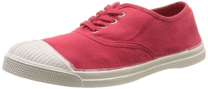 Bensimon femme tennis rouge1425813_2 sur voshoes.com