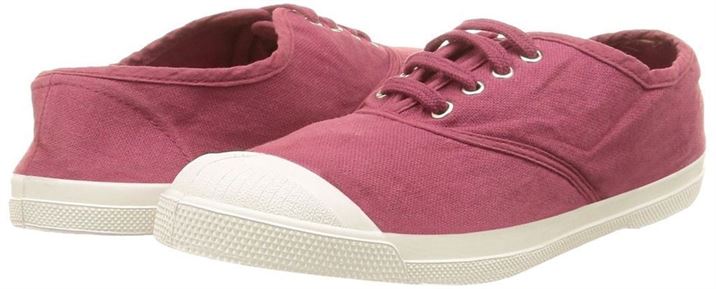 Bensimon femme tennis bordeaux1425818_5 sur voshoes.com