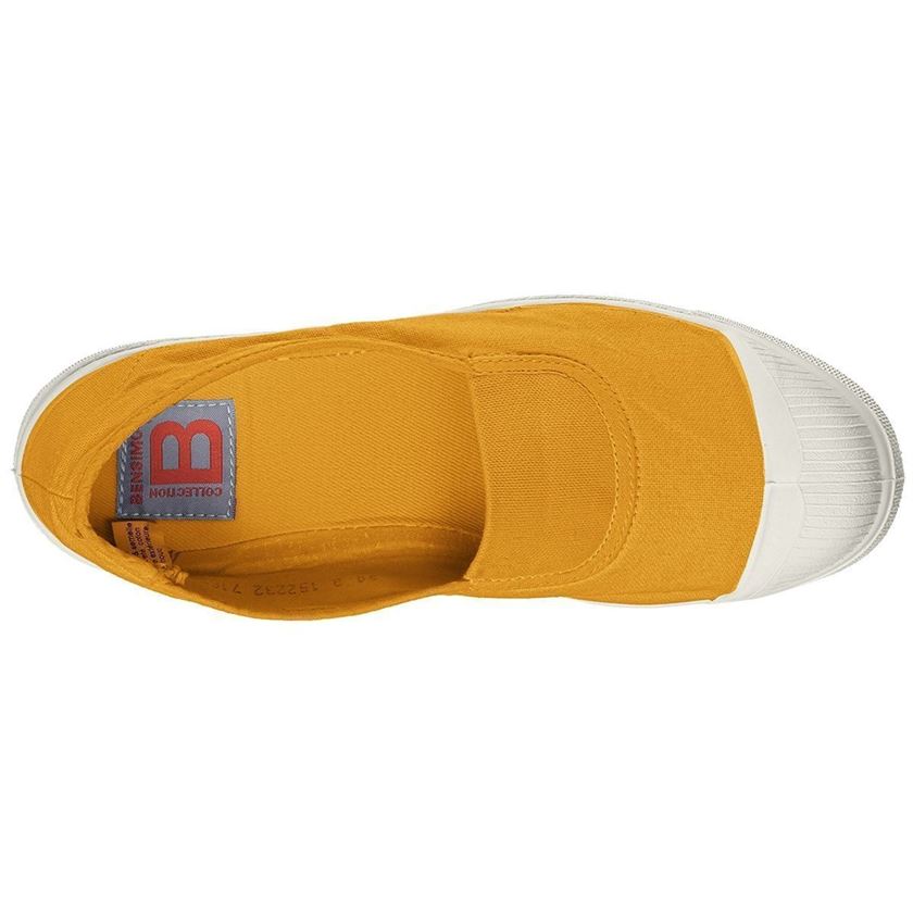 Bensimon femme tennis jaune1425908_5 sur voshoes.com