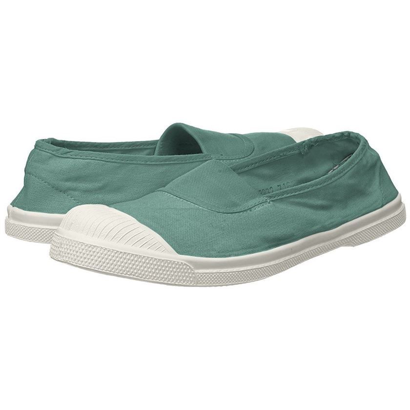 Bensimon femme tennis vert1425908_4 sur voshoes.com