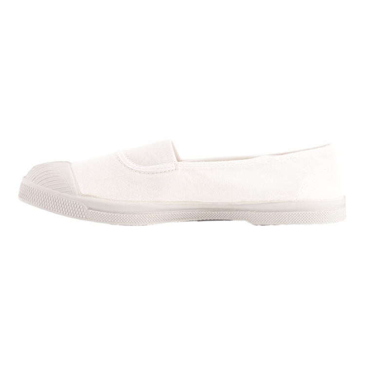 Bensimon femme tennis elastique blanc1425909_3 sur voshoes.com