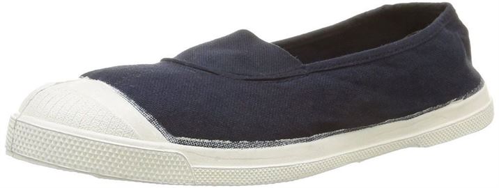 Bensimon femme tennis elastique bleu1425914_2 sur voshoes.com