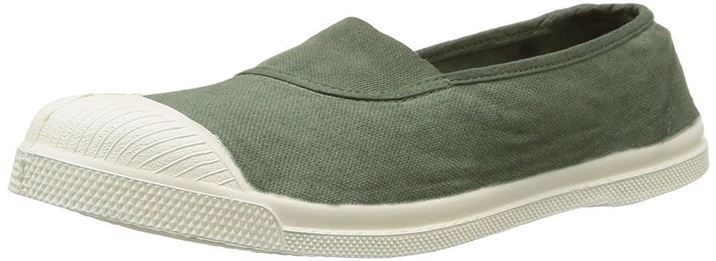 Bensimon femme tennis vert1425914_2 sur voshoes.com