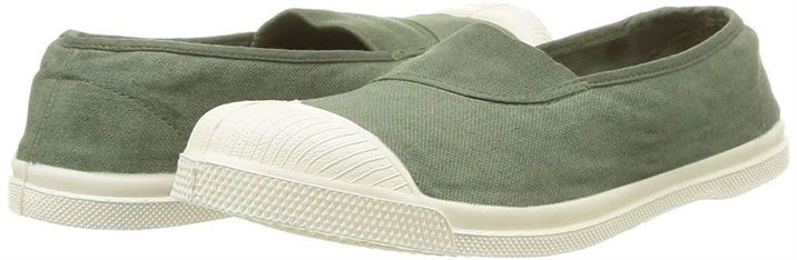 Bensimon femme tennis vert1425914_3 sur voshoes.com