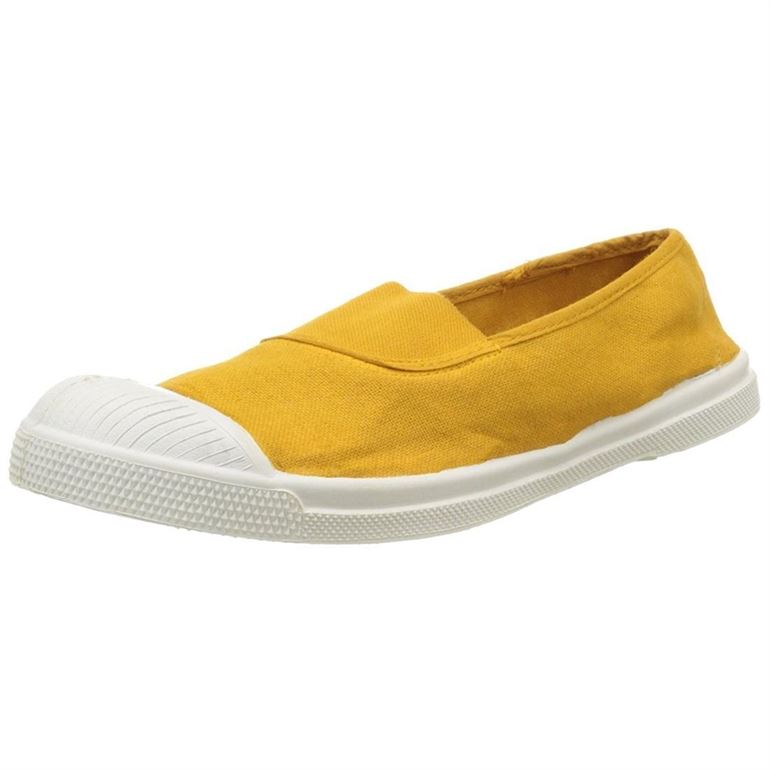 Bensimon femme tennis jaune1425914_2 sur voshoes.com