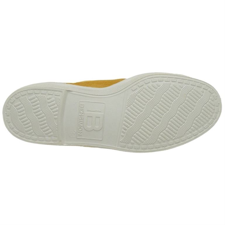 Bensimon femme tennis jaune1425914_5 sur voshoes.com