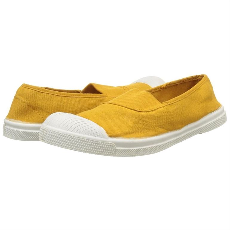 Bensimon femme tennis jaune1425914_6 sur voshoes.com