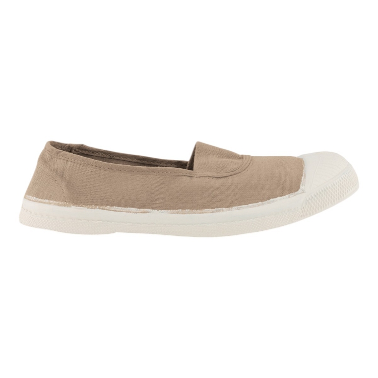 femme Bensimon femme tennis elastique beige