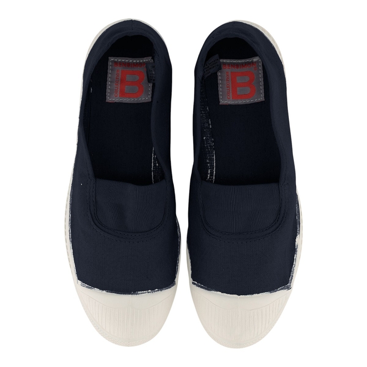 Bensimon femme tennis elastique bleu1425917_3 sur voshoes.com