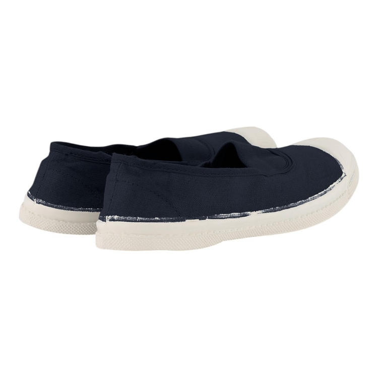 Bensimon femme tennis elastique bleu1425917_4 sur voshoes.com