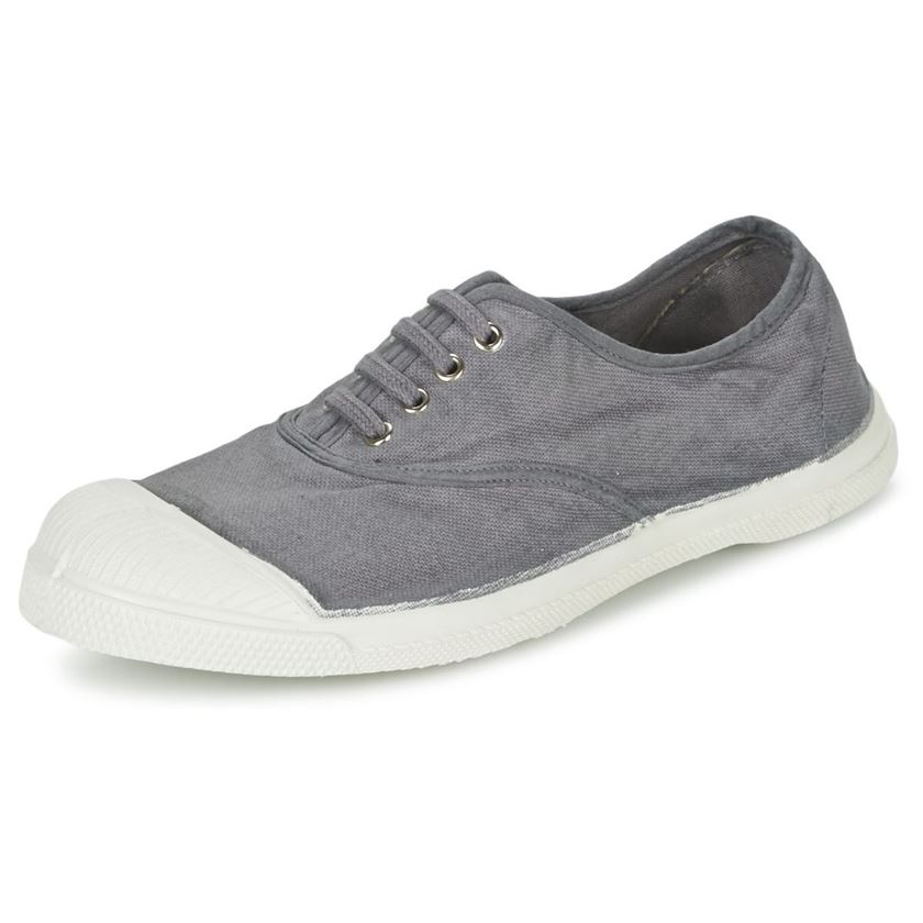 Bensimon femme tennis elastique gris1425918_2 sur voshoes.com