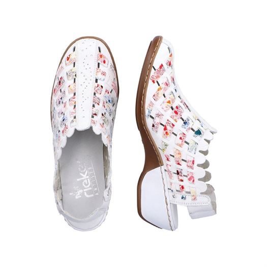 Sandales femme Rieker ravenna blanc VoShoes