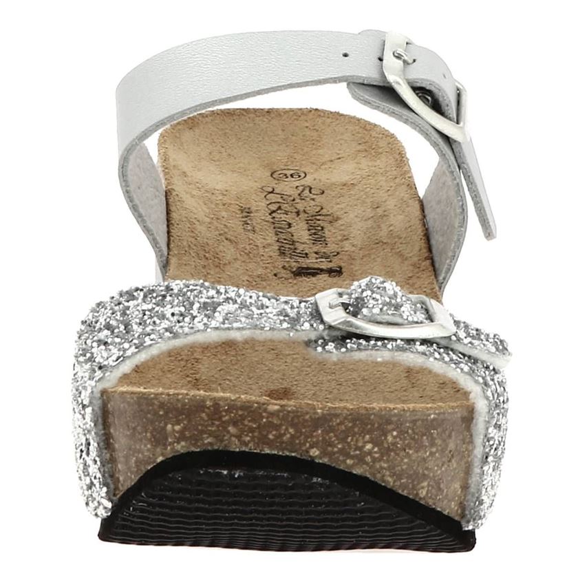 Maison de l espadrille femme 3550 argente1439002_6 sur voshoes.com