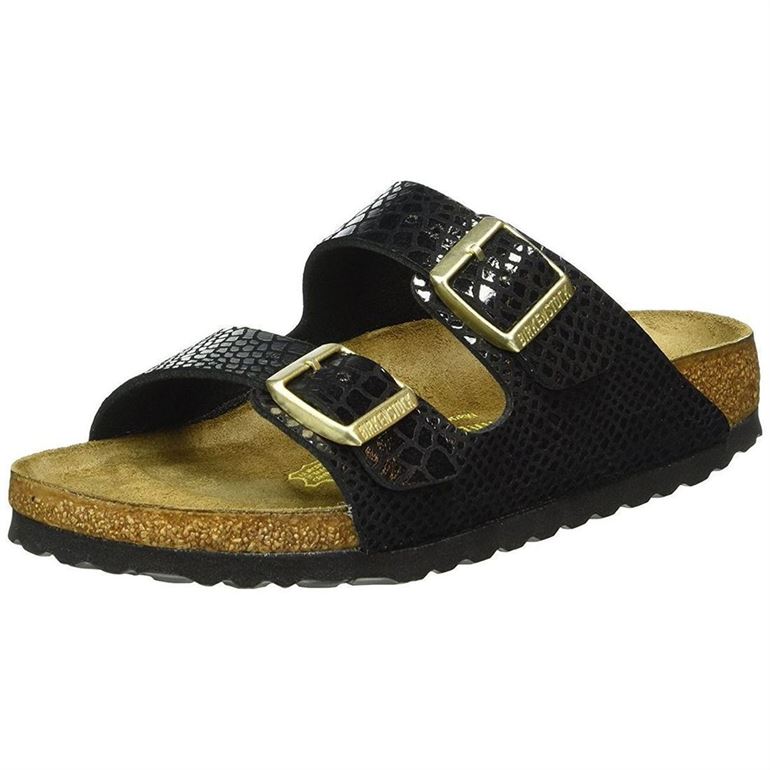 Birkenstock femme arizona f noir1445504_2 sur voshoes.com