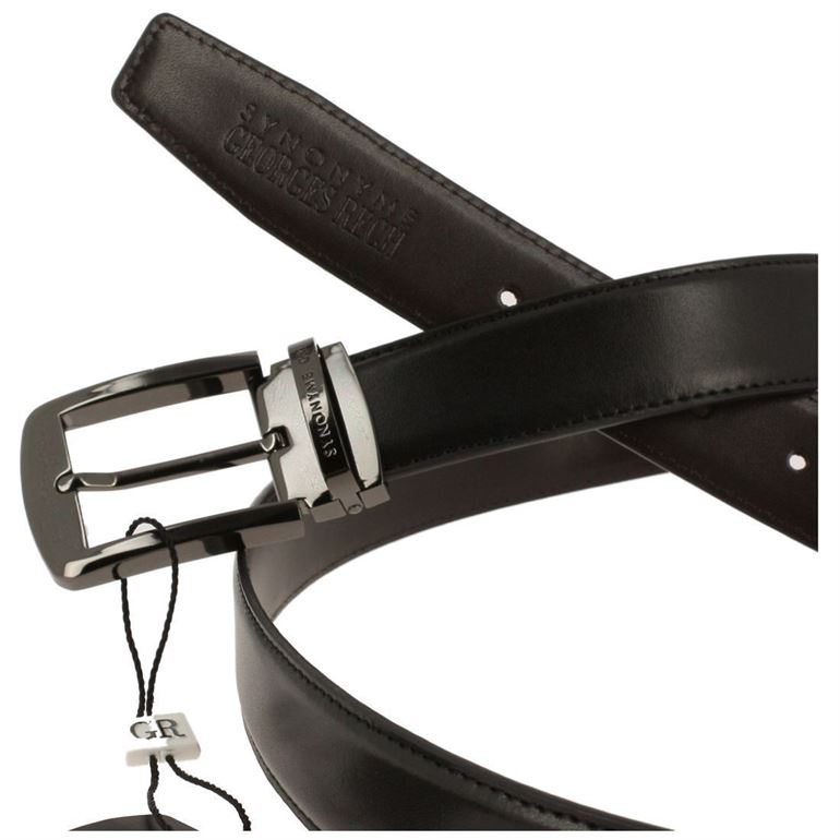 Georges rech homme ceinture noir1453401_3 sur voshoes.com