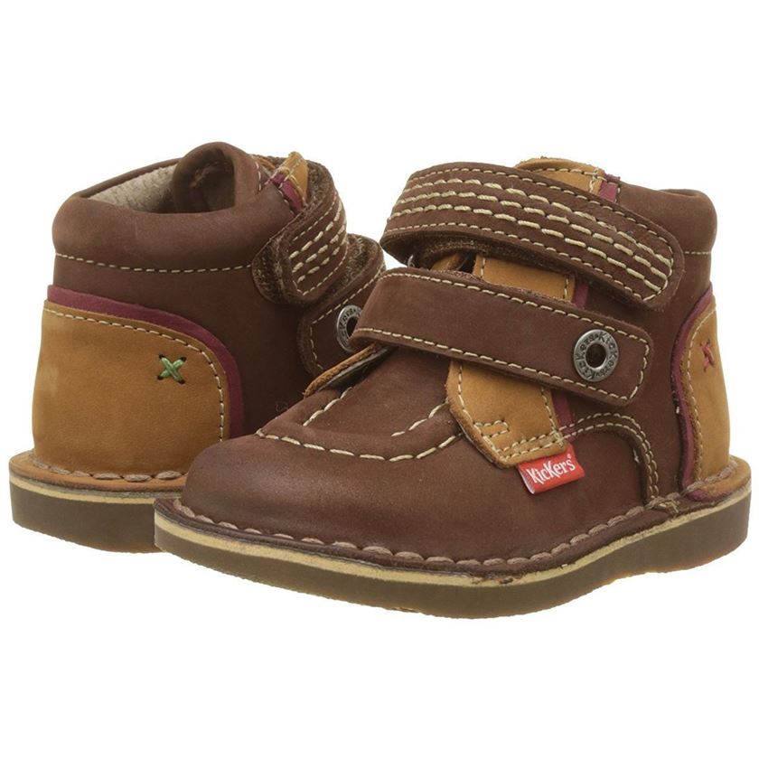 Kickers garcon wapa marron1460103_3 sur voshoes.com